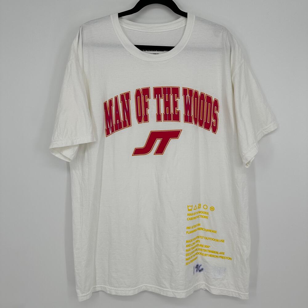 Justin Timberlake X Heron Preston Collectors Edition 196 White T-Shirt Mens XL